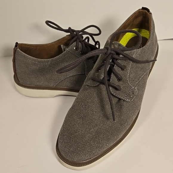Florsheim Men’s Plain Toe Oxford Canvas Dress Shoe 9.5M - Picture 1 of 10